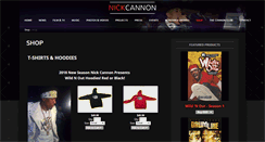 Desktop Screenshot of nickcannonstore.com